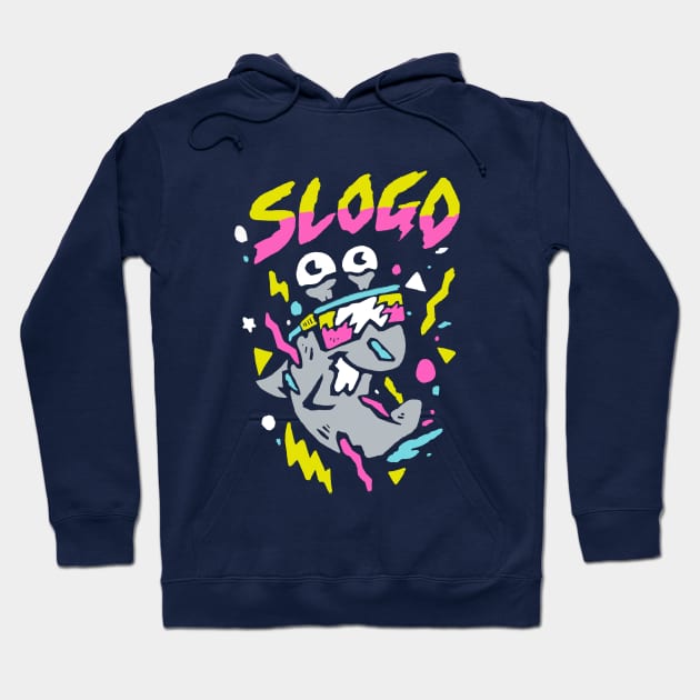 Retro Slogo Cartoon Hoodie by Sketchy